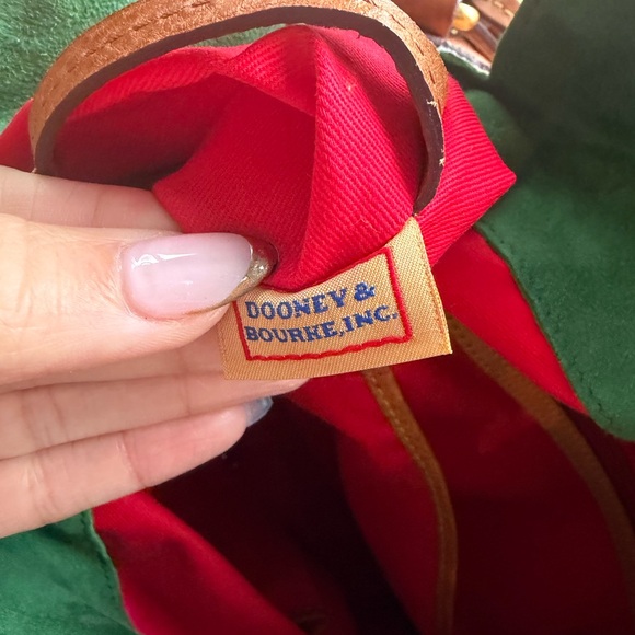 Dooney & Bourke Florentine Rich Brown Leather Satchel Shoulder Bag - Picture 11 of 17